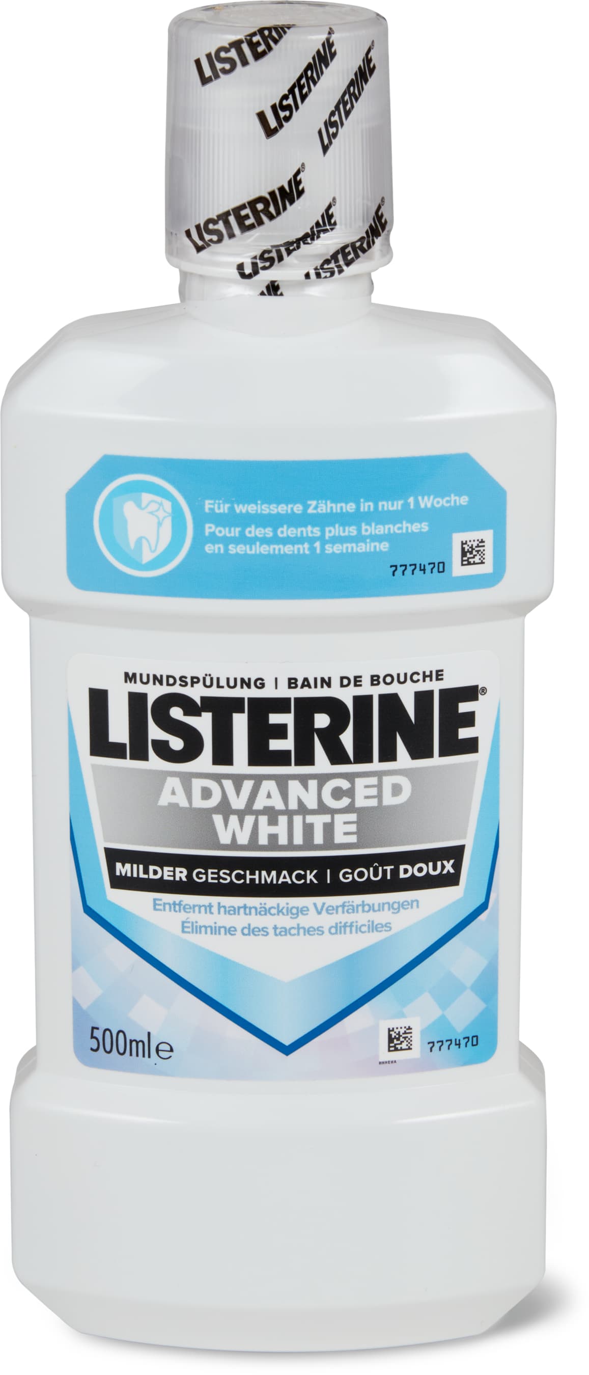 Listerine Bain de bouche Advanced White goût doux